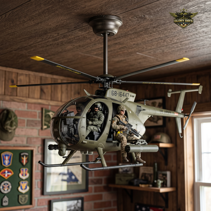 Gunner Edition helicopter ceiling fan