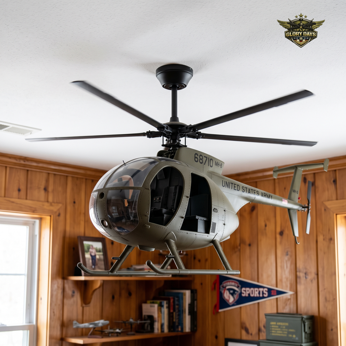 Gunship Ceiling Fan (Yes, It Actually Works)
